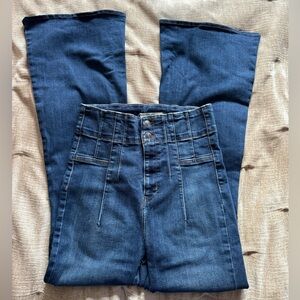 Free People Dark Blue Flare Jeans